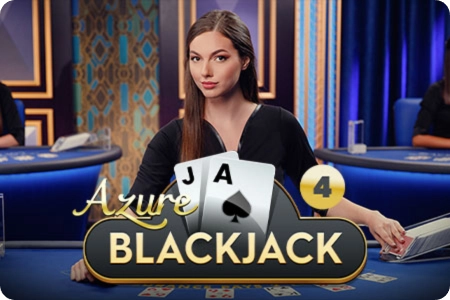 Azure Blackjack live table at Rollino Casino UK