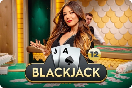 Blackjack 12 live table at Rollino Casino UK